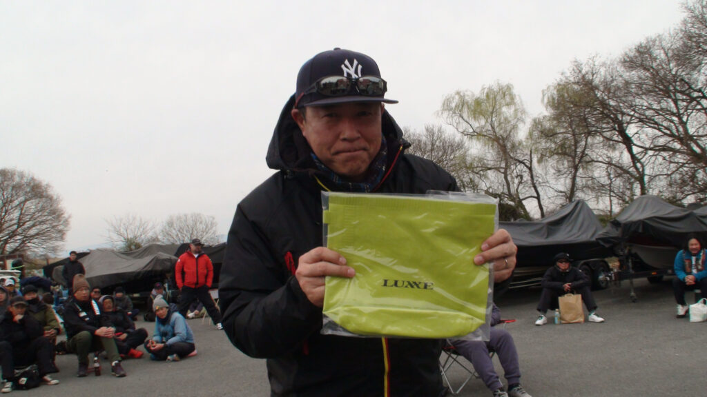 ビワコオープン　がまかつ　協賛品